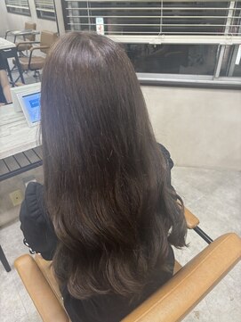 アジールヘア 東上野店(agir hair) 大人可愛いブリーチなしオリーブベージュ【上野】
