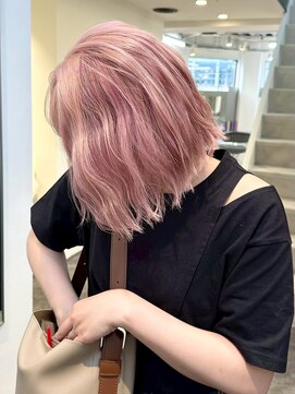 ラック 表参道(LUCK) ピンクカラー/ケアブリーチ/ブリーチ/表参道/原宿