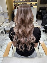 メロウマン(mellowman) ブリーチしないでエクステでバレイヤージュ【立川エクステ】