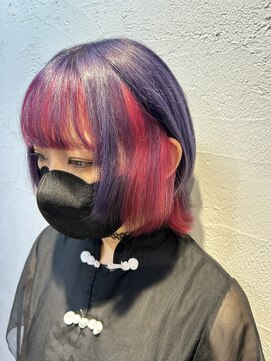 アジールヘア 池袋東口店(agir hair) ブリーチ＆ダブルカラーデザインカラー池袋東口