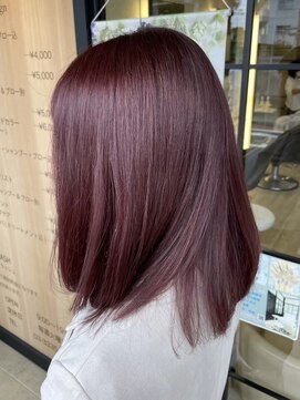 富士見ヶ丘髪質改善トリートメントイルミナカラー顔周りレイヤー