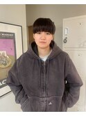 黒髪/オリーブグレー/小顔/ココアベージュ/津田沼駅