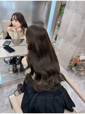 ☆7トーン☆ブリーチ無しカラーでモカブラウン