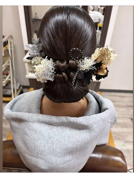 成人式前撮りヘア