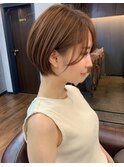 【畑中正敏】愛されショートボブ艶髪/似合わせカット