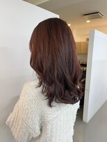 ヘアーアートシフォン 池袋西口店(Hair art chiffon) チェリーブラウン/丸顔/ミニウルフ/白髪ぼかし/髪質改善