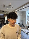 ショートプードルパーマ！眉上パーマ！