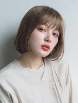 シェル 吉祥寺(shell) くびレイヤーエモージュグレージュカラーくびれショート/吉祥寺