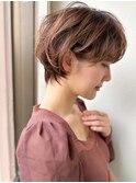 大人美人◎30代40代ふんわり丸みショート×小顔魅せ効果p北浦和