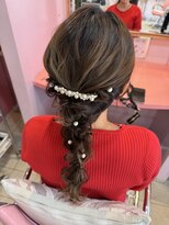 ミーネピンク 行徳(Miene Pink)&nbsp;大人かわいいヘアアレンジ20代30代40代☆髪質改善【Pink】