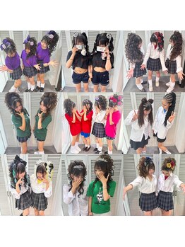 レフア(Lehua)の写真/イベント映え抜群！体育祭ヘアセット￥6050～☆派手髪・盛り髪もOK♪事前カウンセリング無料！