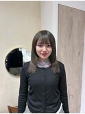ミルクティーブロンドデジタルパーマワンホンレイヤー［用賀］