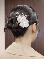 アビー(ABBEY) お呼ばれヘアカチモリ結婚式二次会タイトアレンジヘアセット