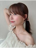 結んでも可愛い♪似合わせ顔まわりカット