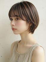 ディアーナ(DIANA)&nbsp;ショートボブ艶髪くびれレイヤーショコラグレージュ夏カラー