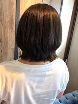 ナフィ バイ エイム 町田店(Nafie by eim) 大人可愛い♪ふんわりくびれ外ハネボブ/フェイスレイヤー/ツヤ感