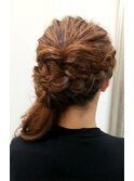 アレンジサイドダウン　ヘアセット