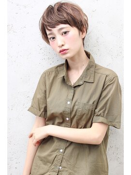 マホラ 二軒屋店(mafola) 『mafola徳島』オトナ可愛い★グレージュショート