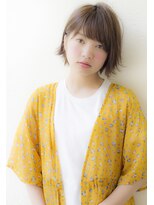 アンアミ オモテサンドウ(Un ami omotesando)&nbsp;【Un ami】《増永剛大》外ハネ、切りっぱなし小顔ボブ、人気ヘア