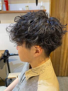 エルオム(EL.HOMME) 【YUKI】無造作マッシュ×スパイラルパーマ