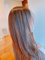 マリーナヘアー(marina hair)&nbsp;ハイライト　ローライト　ロングスタイル☆