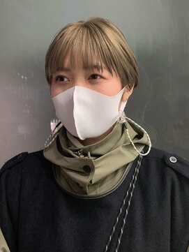 シーズ 栄(sea's) マッシュショート＋クリーミーベージュ