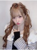 【ROULAND坂本】編み込みリボンツインテール