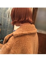 ラレイ(Lalei)&nbsp;＊オレンジカラー　ぷつっとボブ　辻幸奈