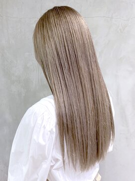 アイティーバイアルバム 下北沢店(IT by ALBUM) グレージュ_ショコラベージュボブルフベビーバング_ba351021