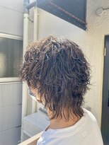 ビカムメンズヘアー 栄店(become men's hair)&nbsp;【波巻きパーマウルフ】名古屋栄メンズカットツイストスパイラル