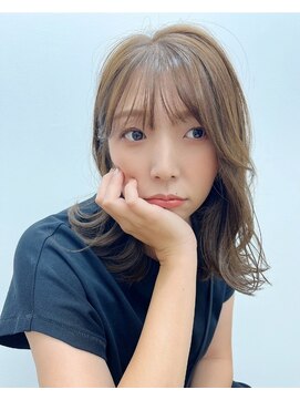 パープル(purple) シナモンベージュ