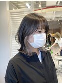 インナーカラー　ミルクティーベージュ
