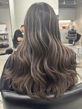 ジルブラン(JIL BLAN) ハイライトバレイヤージュダブルカラー20代30代40代グレージュ