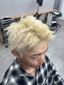 オムデュー(HOMME DEUX) 【YUKI】スパイキーショート×ハイトーン