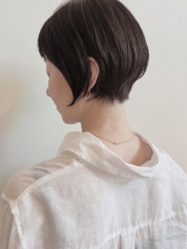 トップヘアー ガーデンヴィラ 安城(Garden Villa) 大人の魅力ショートボブ/アッシュブラック