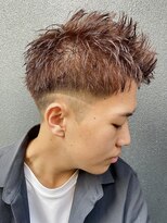 クオル 立川(QOL)&nbsp;スパイキーショート／刈り上げ／フェード／眉毛／レッドカラー