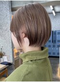 ショートボブくびれショートヘア切りっぱなし長めボブ20代30代