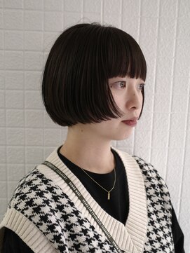 ヨー(Yoh-) 【グラボブ/阿部達哉】ショートボブ/ミニボブ/黒髪
