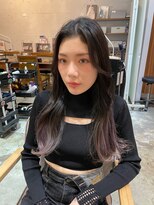 ノラ ヘアーサロン(NORA HAIR SALON)&nbsp;【akane】韓国レイヤーカットチャンモリパーマデザインカラー