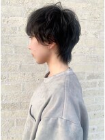 トップヘアーラウンジ 知立(TOP HAIR Lounge)&nbsp;中性ウルフ/ニュアンスカラー/メンズライク/アッシュブラック