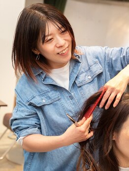 ローヘアー(Ro_hair)の写真/【桜台駅1分】カウンセリングからシャンプーや仕上げまで、全ての施術を一人のスタイリストが担当!