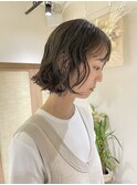 【Cuna】くせ毛風ボブパーマ_レイヤパーマ_ゆるめパーマ