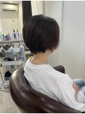 くびれショート×ミルクティーアッシュ