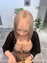 ペレ 栄店(PELE) 前髪/アンブレラカラー/こなれミディ/イメチェン/ウェーブパーマ