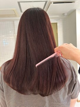 エミィ(emme) ロングエモージュ20代30代髪質改善ハイライトブリーチカット立川