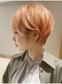 ショート/前髪/ハイトーン