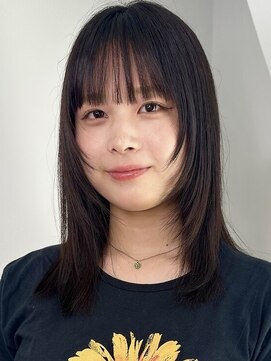 シェノン 心斎橋(CHAINON) レイヤーカット/ワンホンレイヤー/顔周りレイヤー/グレージュ