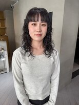 ヘアー アイス カンナ(HAIR ICI Canna)&nbsp;ミディアムパーマ スパイラルパーマ 無造作パーマ 金山 / 井上