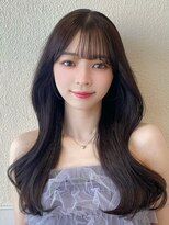 アフロート ディル(AFLOAT D'L)&nbsp;★小顔ワンカールレイヤーカットデジタルパーマチェリーブラウン