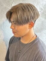 ニアウ 高崎店(Niau)&nbsp;メンズセンターソフトツイストスパイラルパーマ群馬高崎眉毛韓国